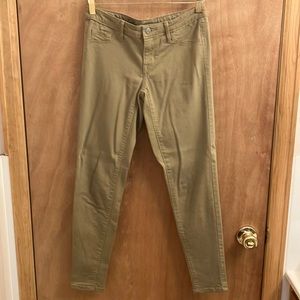 Mossimo tan mid rise Jeggings size 2
